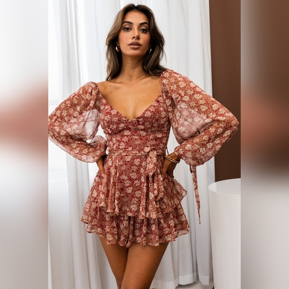 Bohemian Style Romper Size Small by Saints and Secrets NWT - Picture 4 of 8